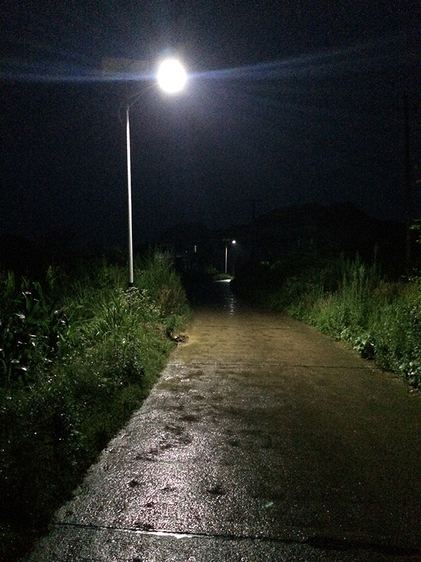 湖南省邵陽(yáng)市橋頭鎮(zhèn)太陽(yáng)能路燈工程案例